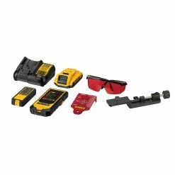 Tools & Equipment DeWALT DW080LRS 20V MAX Red Tough Cordless Tool Connect Rotary Laser Level