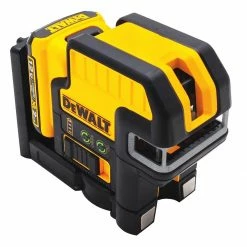 Tools & Equipment DeWALT DW0822LG 12V 2-Spot Magnetic Cordless Cross Line Green Laser