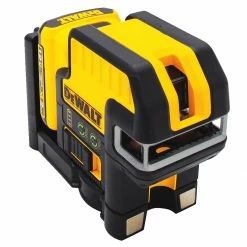 DeWALT DW0825LG 12V 5-Spot Magnetic Cordless Cross Line Green Laser Tools & Equipment