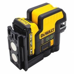 DeWALT DW0825LG 12V 5-Spot Magnetic Cordless Cross Line Green Laser Tools & Equipment