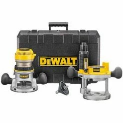 DeWALT DW616PK 1-3/4 HP Fixed Base Plunge Router Woodworking Tool Kit