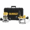 DeWALT DW616PK 1-3/4 HP Fixed Base Plunge Router Woodworking Tool Kit