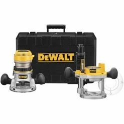 DeWALT DW616PK 1-3/4 HP Fixed Base Plunge Router Woodworking Tool Kit