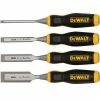 Tools & Equipment DeWALT DWHT16063 4-Piece Short Blade Wood Chisel Chisels Set - Chiseling