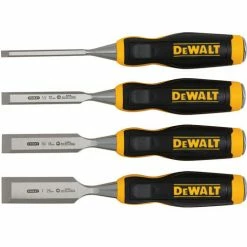 Tools & Equipment DeWALT DWHT16063 4-Piece Short Blade Wood Chisel Chisels Set - Chiseling