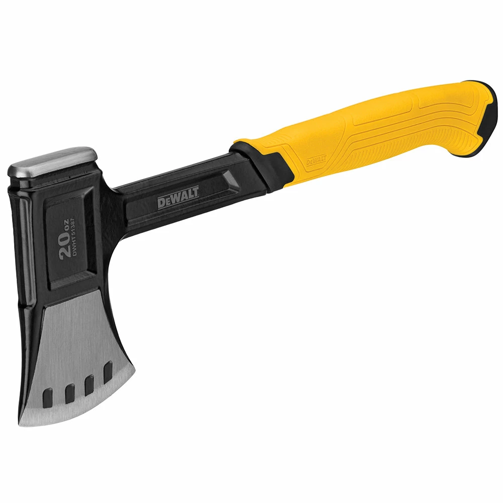 Tools & Equipment DeWALT DWHT51387 20-Ounce 1-Piece Scalloped Steel Camper's Axe 4 Tools & Equipment DeWALT DWHT51387 20-Ounce 1-Piece Scalloped Steel Camper's Axe