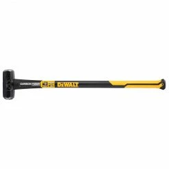 DeWALT DWHT56028 8 Lbs Heavy Duty Carbon Fiber Exo-Core Overstrike Sledge Hammer Tools & Equipment
