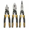 DeWALT DWHT70485 3-Piece Compound Action Plier Cutter Set - Pliers Tools & Equipment
