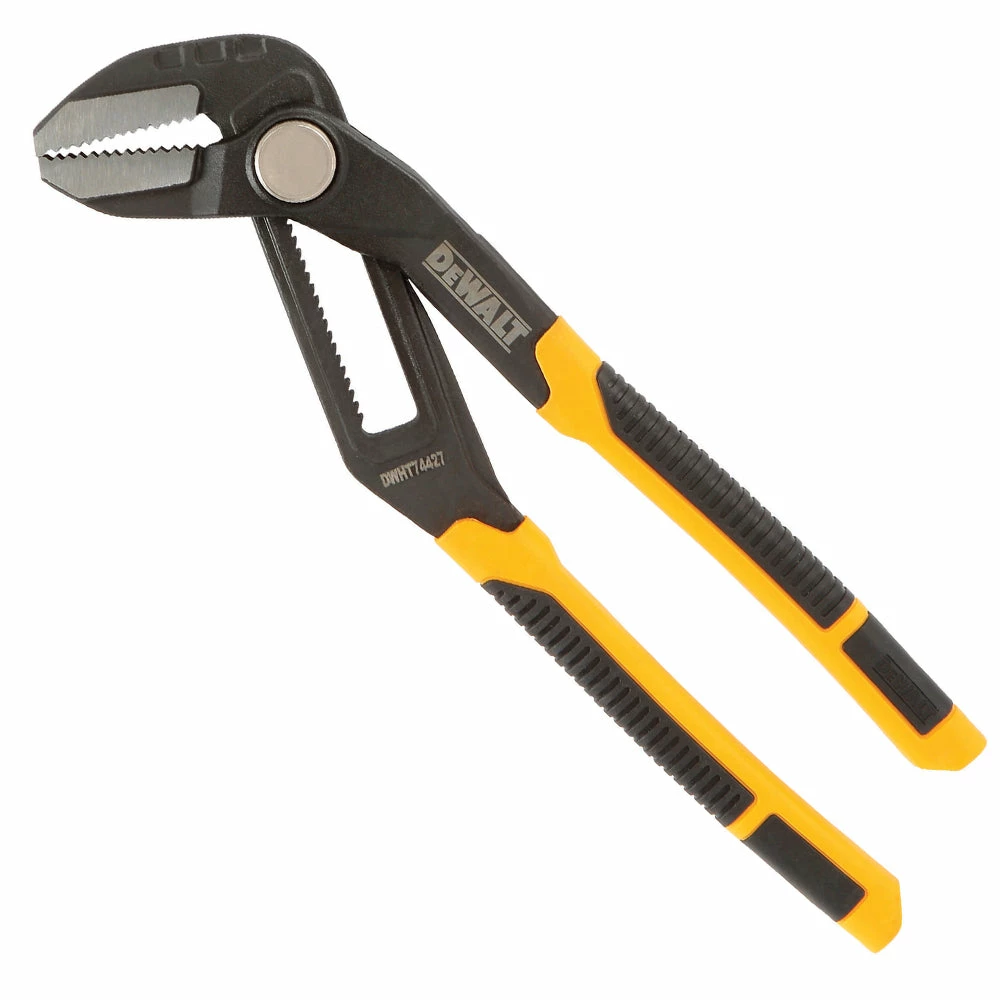 DeWALT DWHT74428 8 And 10-Inch Non-Pinching Push Lock Wide Straight Jaw Pliers 4 DeWALT DWHT74428 8 And 10-Inch Non-Pinching Push Lock Wide Straight Jaw Pliers