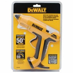 DeWALT DWHTGR50 50-Watt Corded Light To Medium Ceramic Rapid Heat Glue Gun Tools & Equipment