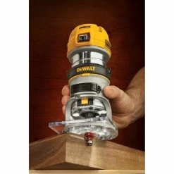 DeWALT DWP611 1.25HP Compact Premium VS Woodworking Router Tool - LED Lighted Tools & Equipment