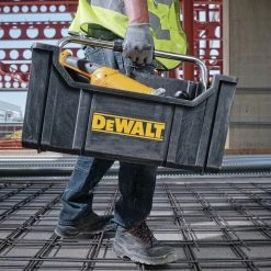 DeWALT DWST08206 TOUGHSYSTEM Stackable Multi-Grip Tool Box Tote