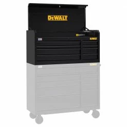 DeWALT DWST25182 52-Inch 900-Series 8-Drawer Storage Open Till Chest - Black