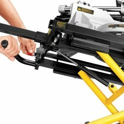 DeWALT DWX726 Portable Rolling Miter Saw Stand W/ In/Out Feeds Power Tools