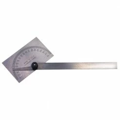 EMPIRE 27912 6-Inch 0/180-Degree Heavy Duty Measuring Stainless Steel Protractor