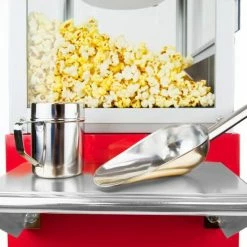 Home Goods FunTime FT862CRS 8oz Red Popcorn Popper Machine Maker Cart Vintage Style 37 Home Goods FunTime FT862CRS 8oz Red Popcorn Popper Machine Maker Cart Vintage Style