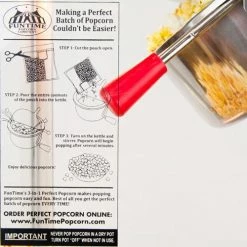 Home Goods FunTime FT862CRS 8oz Red Popcorn Popper Machine Maker Cart Vintage Style 44 Home Goods FunTime FT862CRS 8oz Red Popcorn Popper Machine Maker Cart Vintage Style