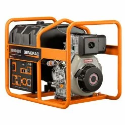 Generac XD5000E 5500-Watt Electric Start Diesel Power Portable Generator