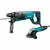 Makita HR2641X1 SDS-PLUS AVT Rotary Hammer With Case And 4-1/2" Angle Grinder Tools & Equipment