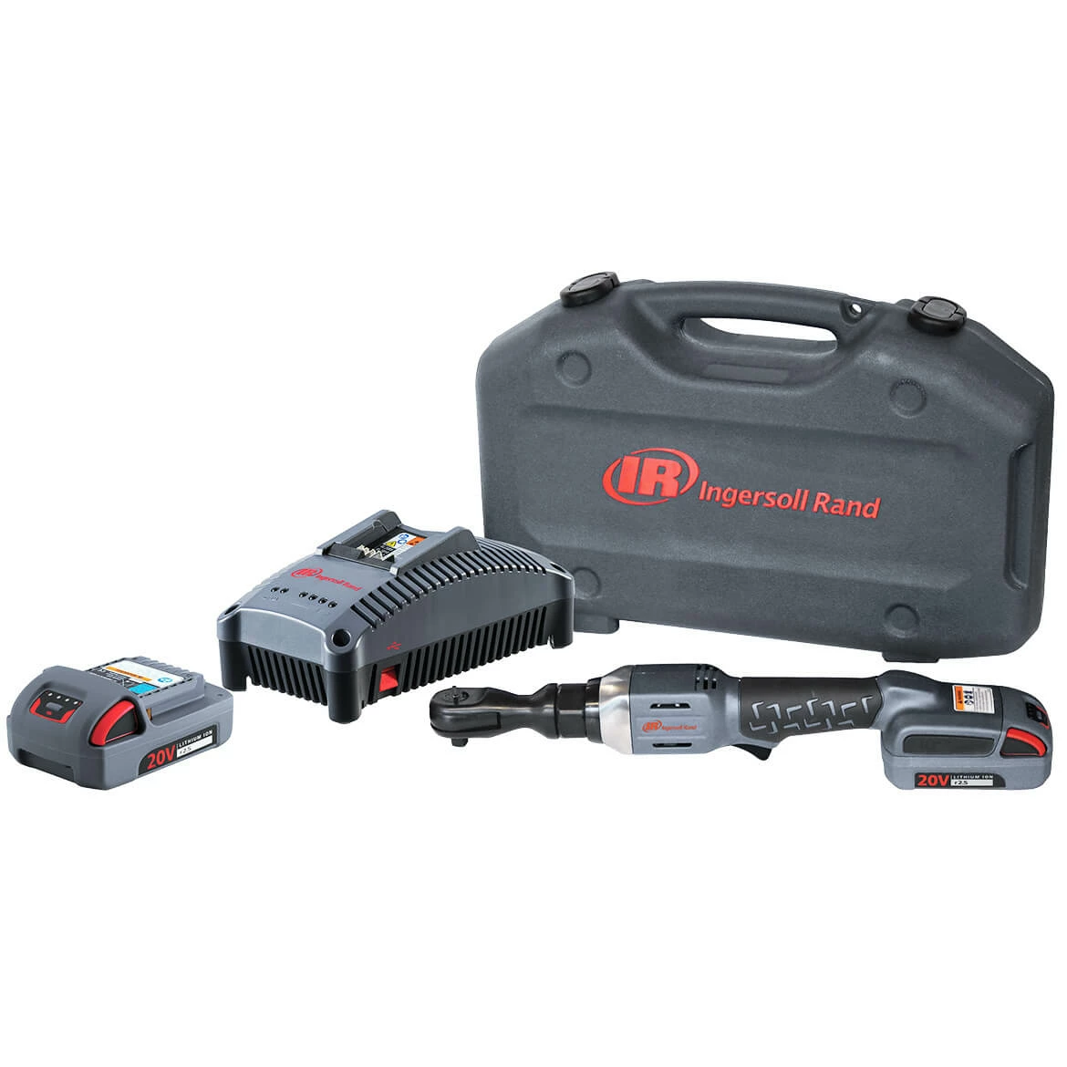 Ingersoll-Rand IR3130-K2 20V 3/8'' Li-Ion Drive Ratchet Driver Kit W/2 Batteries 3 Ingersoll-Rand IR3130-K2 20V 3/8'' Li-Ion Drive Ratchet Driver Kit W/2 Batteries