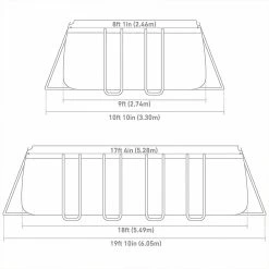 Pools Intex 26355EH 18 Foot X 9 Foot X 52 Inch Ultra XTR Metal Frame Pool W/ Pump