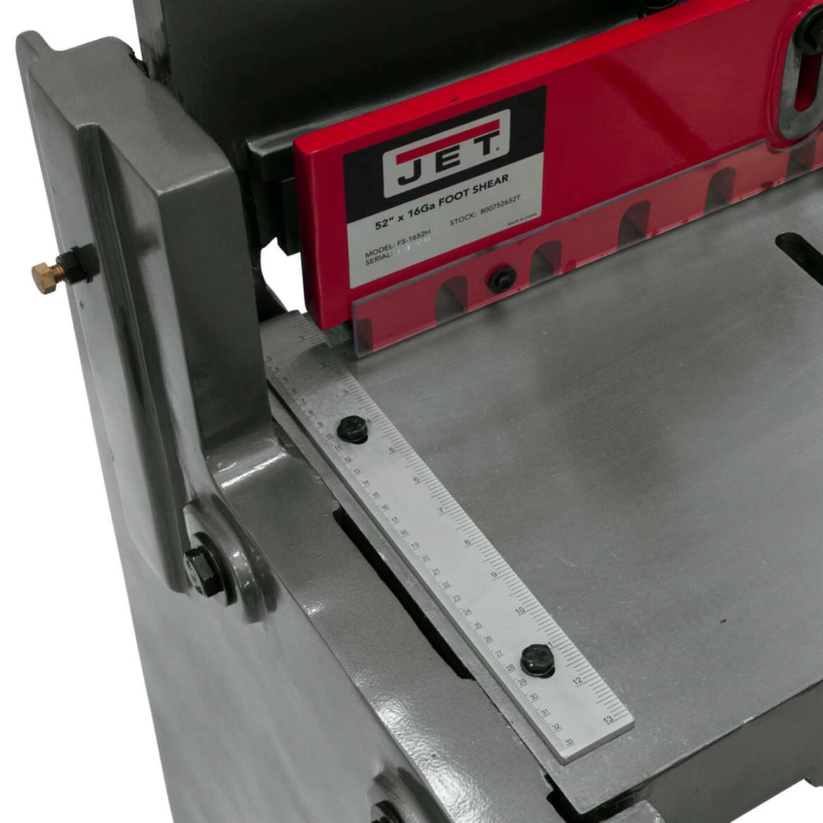 Tools & Equipment JET FS-1652J 52" X 16 Gauge High Quality Hardened Stainless Steel Foot Shear 8 Tools & Equipment JET FS-1652J 52" X 16 Gauge High Quality Hardened Stainless Steel Foot Shear