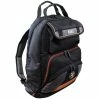 Klein 55475 Black Tradesman Pro Tool Zipper Storage Carrying Gear Backpack Tools & Equipment