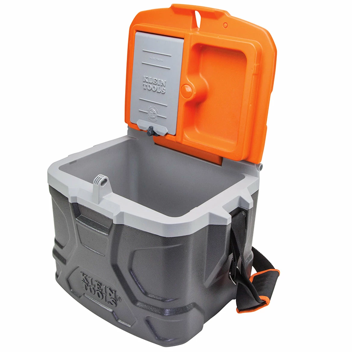 Tools & Equipment Klein 55600 17 Qt. Tradesman Pro Tough Box Hard Cooler, Gray 4 Tools & Equipment Klein 55600 17 Qt. Tradesman Pro Tough Box Hard Cooler, Gray