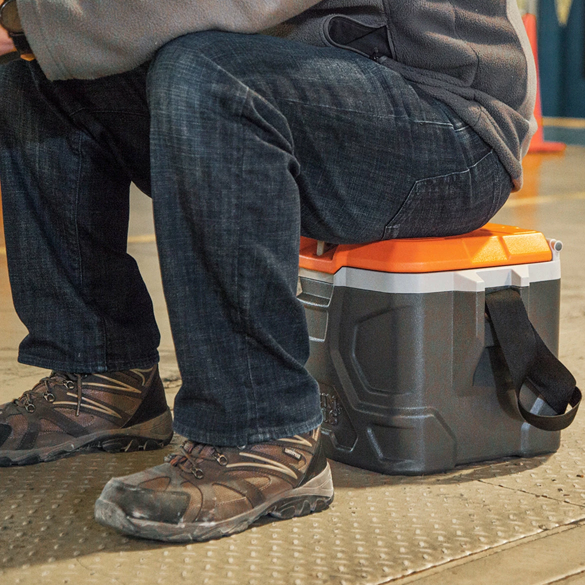 Tools & Equipment Klein 55600 17 Qt. Tradesman Pro Tough Box Hard Cooler, Gray 7 Tools & Equipment Klein 55600 17 Qt. Tradesman Pro Tough Box Hard Cooler, Gray