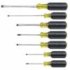 Klein 85076 Durable Chrome Cushion-Grip Screwdriver Set - 7pc