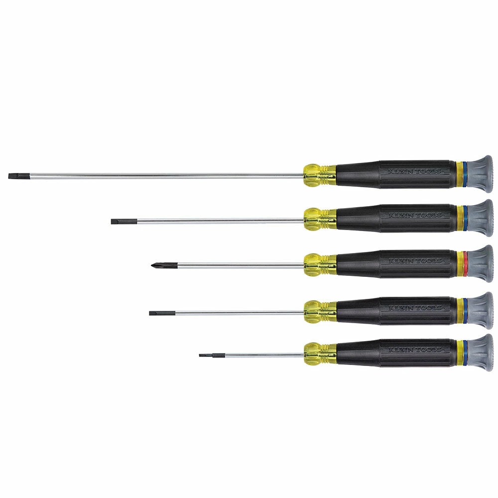 Tools & Equipment Klein 85614 5-Multi-Size Electronic Cushion-Grip Screwdriver Set - 5pc 3 Tools & Equipment Klein 85614 5-Multi-Size Electronic Cushion-Grip Screwdriver Set - 5pc