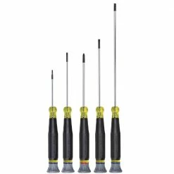 Tools & Equipment Klein 85614 5-Multi-Size Electronic Cushion-Grip Screwdriver Set - 5pc
