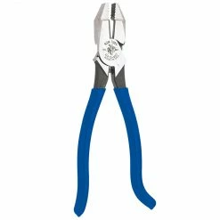 Klein D2139ST Hook Bend Plain Handle Knurled Jaw Ironworker Pliers Tools & Equipment