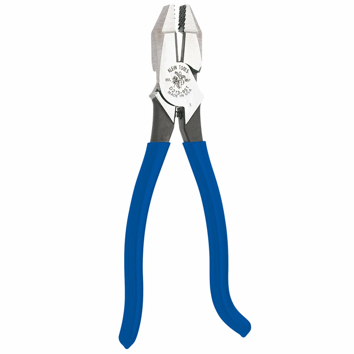 Klein D2139ST Hook Bend Plain Handle Knurled Jaw Ironworker Pliers Tools & Equipment 4 Klein D2139ST Hook Bend Plain Handle Knurled Jaw Ironworker Pliers Tools & Equipment