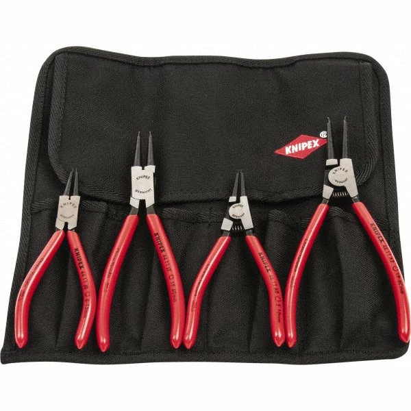 Tools & Equipment Knipex 9K 00 19 53 US Chrome In/External Circlip Snap-Ring Set And Pouch - 4pc 4 Tools & Equipment Knipex 9K 00 19 53 US Chrome In/External Circlip Snap-Ring Set And Pouch - 4pc