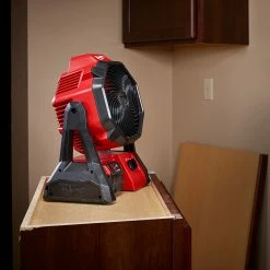 Tools & Equipment Milwaukee 0886-20 M18 18V 2,350-Rpm Adjustable Jobsite Fan W/Adapter - Bare Tool