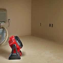 Tools & Equipment Milwaukee 0886-20 M18 18V 2,350-Rpm Adjustable Jobsite Fan W/Adapter - Bare Tool