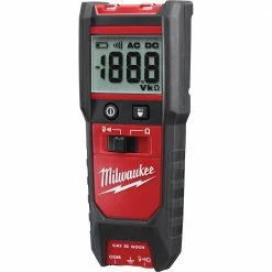 Tools & Equipment Milwaukee 2213-20 600V Voltage/Continuity Digital Meter W/Resistance