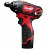 Milwaukee 2401-22 M12 12V 1/4-Inch Hex Screwdriver Kit Tools & Equipment