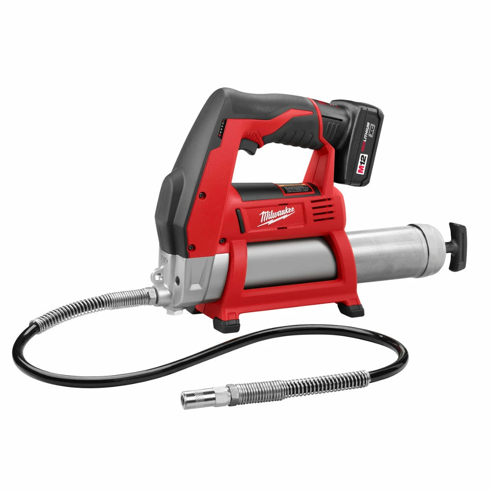 Tools & Equipment Milwaukee 2446-21XC M12 12V 14-Inch Lithium-Ion Grease Gun Kit 4 Tools & Equipment Milwaukee 2446-21XC M12 12V 14-Inch Lithium-Ion Grease Gun Kit