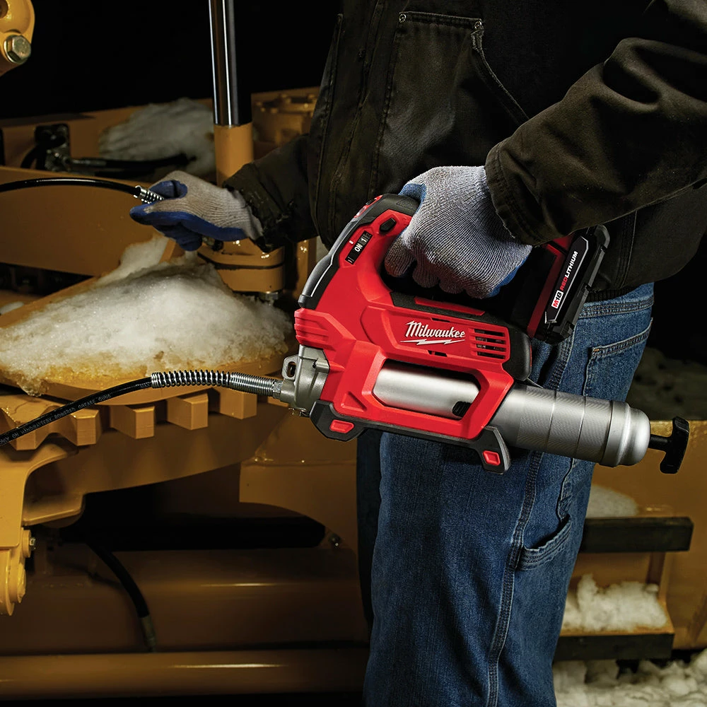 Tools & Equipment Milwaukee 2446-21XC M12 12V 14-Inch Lithium-Ion Grease Gun Kit 8 Tools & Equipment Milwaukee 2446-21XC M12 12V 14-Inch Lithium-Ion Grease Gun Kit