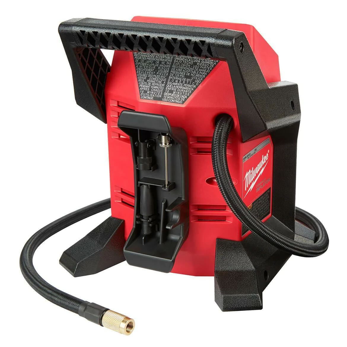 Tools & Equipment Milwaukee 2475-20 M12 12V 120 PSI Cordless Compact Tire Inflator - Bare Tool 8 Tools & Equipment Milwaukee 2475-20 M12 12V 120 PSI Cordless Compact Tire Inflator - Bare Tool
