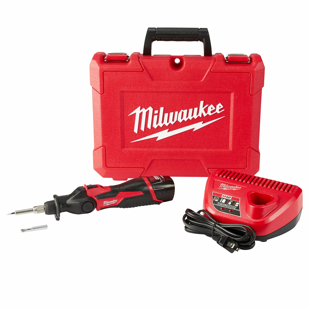 Milwaukee 2488-21 M12 12V Cordless Pivoting Head Soldering Iron Kit 3 Milwaukee 2488-21 M12 12V Cordless Pivoting Head Soldering Iron Kit