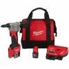 Milwaukee 2550-22 M12 FUEL 12V Heavy Duty Cordless Rivet Tool Kit Tools & Equipment 1 Milwaukee 2550-22 M12 FUEL 12V Heavy Duty Cordless Rivet Tool Kit Tools & Equipment