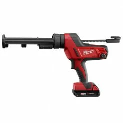 Tools & Equipment Milwaukee 2641-21CT M18 18V 10-Ounce Caulk And Adhesive Gun Kit W/ Rod