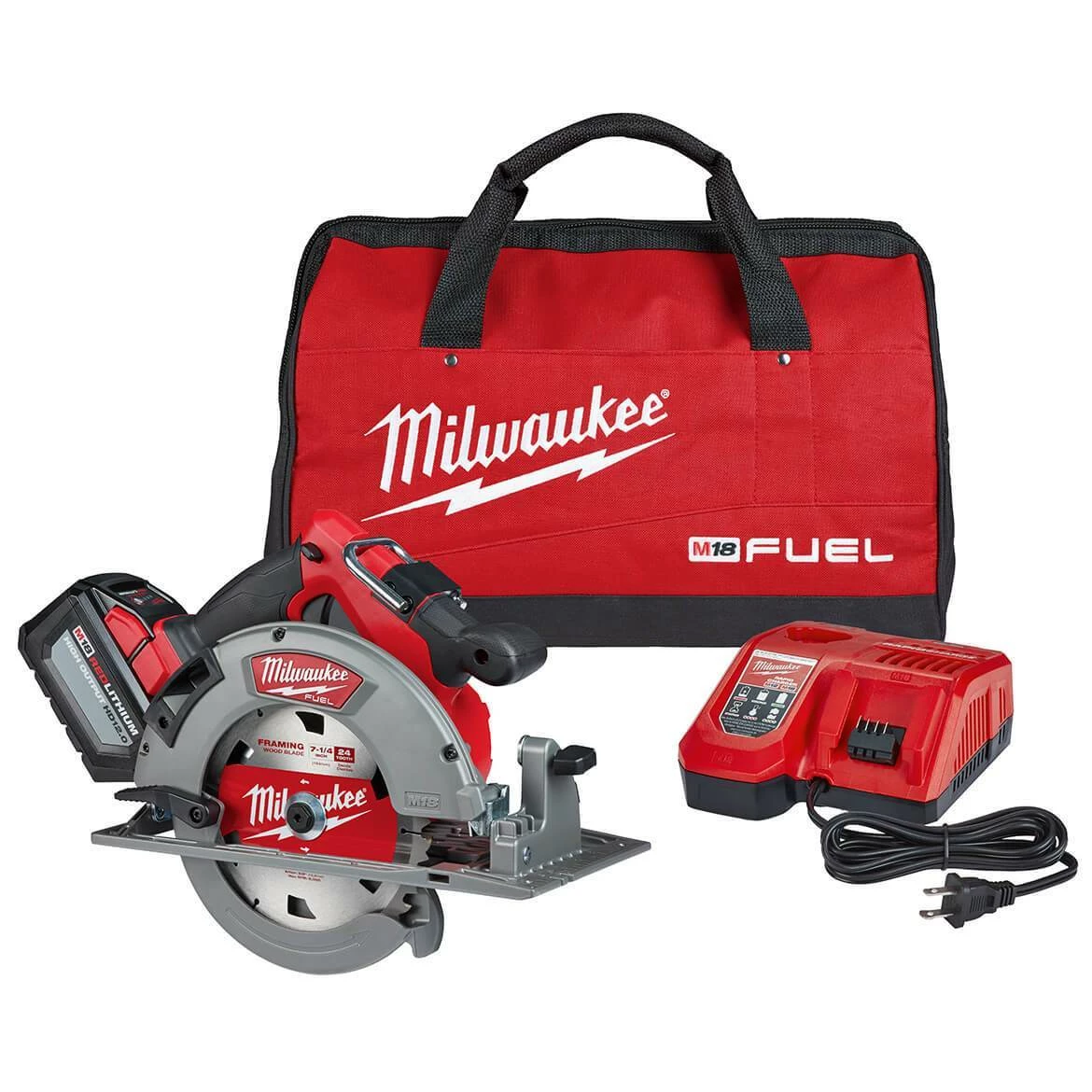 Milwaukee 2732-21HD M18 FUEL 18V 7-1/4-Inch Lithium-Ion Circular Saw Kit 3 Milwaukee 2732-21HD M18 FUEL 18V 7-1/4-Inch Lithium-Ion Circular Saw Kit