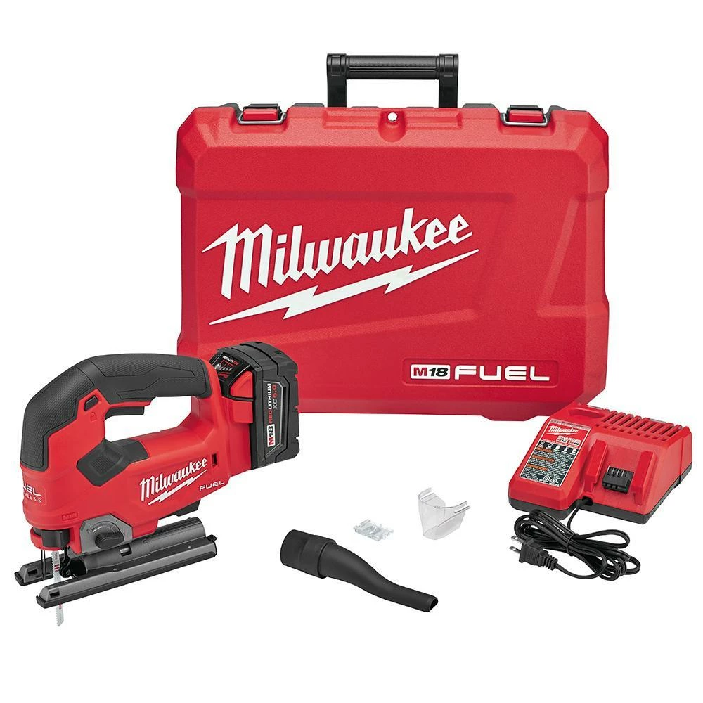 Milwaukee 2737-21 M18 FUEL 18V Heavy Duty Cordless D-Handle Jig Saw Kit 3 Milwaukee 2737-21 M18 FUEL 18V Heavy Duty Cordless D-Handle Jig Saw Kit