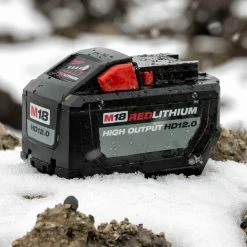 Milwaukee 48-11-1812 M18 FUEL 18V 12.0-Amp Lithium-Ion High Output Battery Pack 12 Milwaukee 48-11-1812 M18 FUEL 18V 12.0-Amp Lithium-Ion High Output Battery Pack