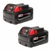 Milwaukee 48-11-1822 M18 18V REDLITHIUM XC High Capacity Battery - 2pk Tools & Equipment
