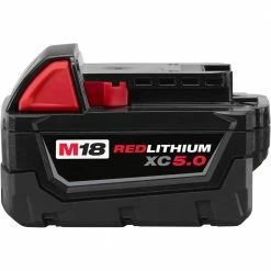 Milwaukee 48-11-1850 M18 18V 5.0Ah REDLITHIUM XC Extended Capacity Battery Tools & Equipment
